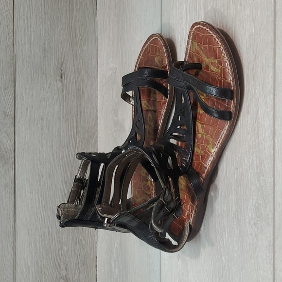Sam Edelman Womens Georgia Leather Thong Sandals Flats shoes sz 6M - Picture 1 of 11